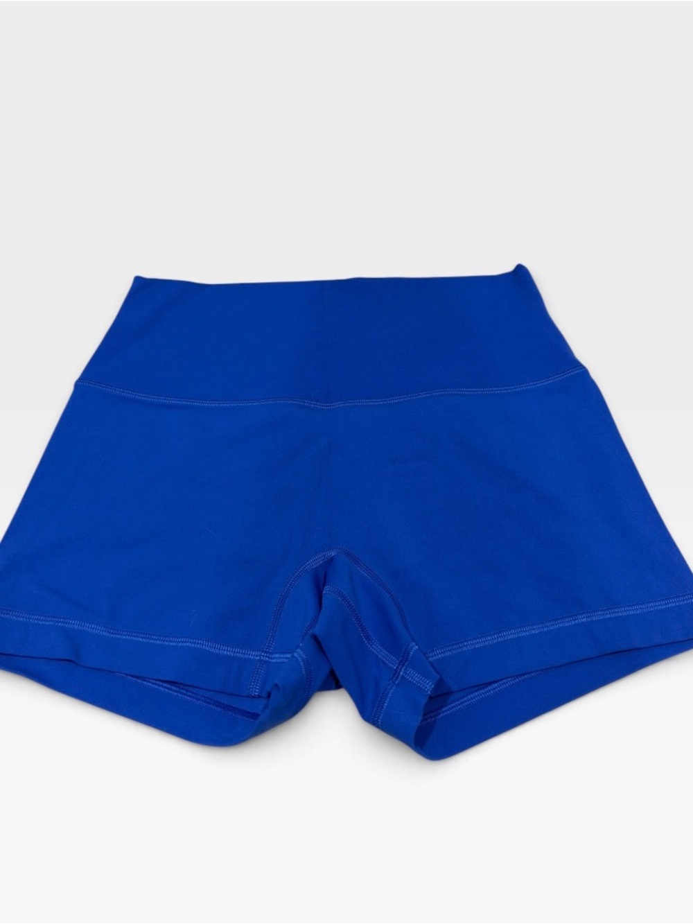 Lululemon High-Rise 3” Bike Shorts — Beach Ball Blue Size 8
